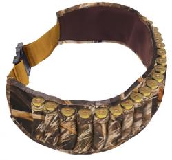 Патронташ Allen Shell Belt  на 25 ружейных патронов. Материал - неопрен. Цвет - Mossy Oak Duck Blind. (1568.03.30)