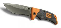 Нож Gerber Bear Grylls Scout, серрейторное, блистер Картинка Нож Gerber Bear Grylls Scout, серрейторное, блистер