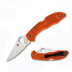 Spyderco Delica4 Flat Ground (C11FPOR)