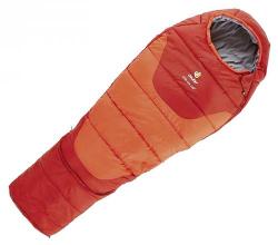 Спальник Deuter Little Star EXP цвет 9503 papaya-lava левый Картинка Спальник Deuter Little Star EXP цвет 9503 papaya-lava левый