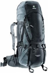Рюкзак Deuter Aircontact 55+10 цвет 7490 black-titan Картинка Рюкзак Deuter Aircontact 55+10 цвет 7490 black-titan