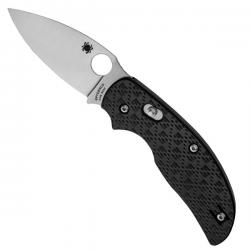Картинка Нож Spyderco Sage 3 Bolt Action CF/LAM Plain