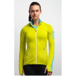 Кофта Icebreaker Atom LS Zip WMN chartreuse/glacier/white S Картинка Кофта Icebreaker Atom LS Zip WMN chartreuse/glacier/white S