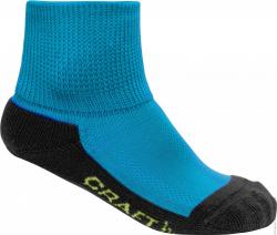Craft WARM WOOL TERRY SOCK J - BLACK|FLAME-31/33 Картинка Craft WARM WOOL TERRY SOCK J - BLACK|FLAME-31/33