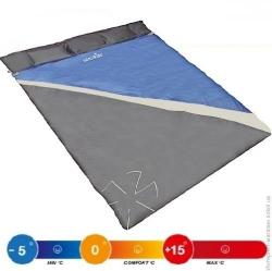Спальник Norfin SCANDIK COMFORT DOUBLE 300 0°- (-15°) / 190(+30)х150см / NFL Картинка Спальник Norfin SCANDIK COMFORT DOUBLE 300 0°- (-15°) / 190(+30)х150см / NFL