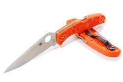 Нож Spyderco Endura 4 Flat Ground, ц:оранжевый (C10FPOR)