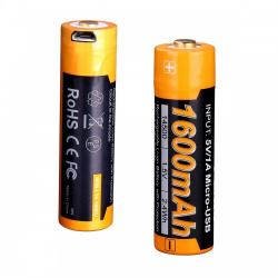 Аккумулятор 14500 Fenix (ARB-L14-1600U)micro usb зарядка Картинка Аккумулятор 14500 Fenix (ARB-L14-1600U)micro usb зарядка