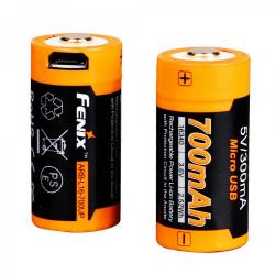 Аккумулятор 16340 Fenix 700 UP mAh Li-ion micro usb Картинка Аккумулятор 16340 Fenix 700 UP mAh Li-ion micro usb