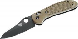 Нож Benchmade Griptilian, чорний, пісочна рукоять Картинка Нож Benchmade Griptilian, чорний, пісочна рукоять