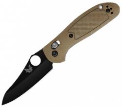 Нож Benchmade Griptilian Mini, чорний, пісочн. рукоять Картинка Нож Benchmade Griptilian Mini, чорний, пісочн. рукоять