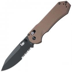 Картинка Нож Benchmade HK Axis, полусеррейтор, пісочн. рукоять