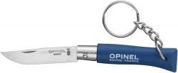 Картинка Нож Нож Opinel Keychain №4 Inox. Цвет - синий