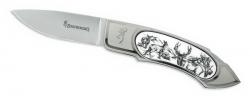 Нож Browning Scrimshaw Muledeer Картинка Нож Browning Scrimshaw Muledeer