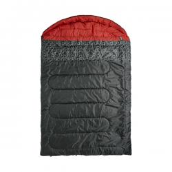 Картинка Спальник Caribee Moonshine Double / 0°C Charcoal/Red