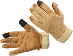 Картинка Defcon 5 ARMOR TEX GLOVES WITH LEATHER PALM COYOTE TAN S ц:песочный