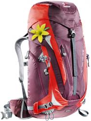 Рюкзак Deuter ACT Trail PRO 38 SL цвет 5522 aubergine-fire Картинка Рюкзак Deuter ACT Trail PRO 38 SL цвет 5522 aubergine-fire