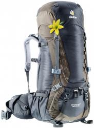 Рюкзак Deuter Aircontact 40+10 SL цвет 7060 black-stone Картинка Рюкзак Deuter Aircontact 40+10 SL цвет 7060 black-stone