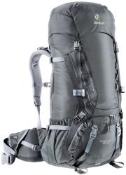 Рюкзак Deuter Aircontact 55+10 цвет 4700 granite-black Картинка Рюкзак Deuter Aircontact 55+10 цвет 4700 granite-black