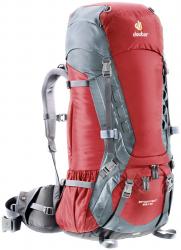 Рюкзак Deuter Aircontact 55+10 цвет 5440 cranberry-titan Картинка Рюкзак Deuter Aircontact 55+10 цвет 5440 cranberry-titan