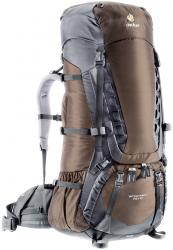 Рюкзак Deuter Aircontact 75+10 цвет 6701 coffee-black Картинка Рюкзак Deuter Aircontact 75+10 цвет 6701 coffee-black