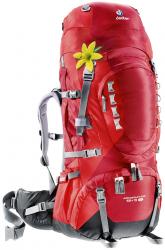 Рюкзак Deuter Aircontact PRO 55+15 SL цвет 5560 cranberry-fire Картинка Рюкзак Deuter Aircontact PRO 55+15 SL цвет 5560 cranberry-fire