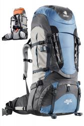 Рюкзак Deuter Aircontact PRO 65+15 SL цвет 3180 storm-anthracite Картинка Рюкзак Deuter Aircontact PRO 65+15 SL цвет 3180 storm-anthracite