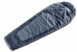 Спальник Deuter Dream Lite 500 цвет 4100 titan-black левый Картинка Спальник Deuter Dream Lite 500 цвет 4100 titan-black левый