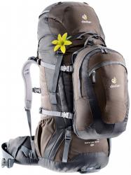 Рюкзак Deuter Quantum 55+10 SL цвет 6701 coffee-black Картинка Рюкзак Deuter Quantum 55+10 SL цвет 6701 coffee-black