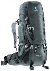 Deuter Рюкзак Aircontact 45+10 цвет 4700 granite-black (33201164700)