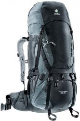 Картинка Deuter Рюкзак Aircontact 55+10 цвет 7490 black-titan