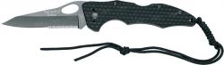 Нож Fox Pocketknife G10 Handle Titanium Coating Blade 1/3 serrated Картинка Нож Fox Pocketknife G10 Handle Titanium Coating Blade 1/3 serrated
