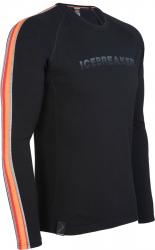 Футболка Icebreaker с дл. рукавом/лого BF 200 Oasis Crewe Gradient MEN black M Картинка Футболка Icebreaker с дл. рукавом/лого BF 200 Oasis Crewe Gradient MEN black M