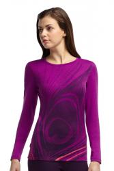 Футболка с длинным рукавом Icebreaker BF 200 Oasis LS Crewe Feath WMN vivid S Картинка Футболка с длинным рукавом Icebreaker BF 200 Oasis LS Crewe Feath WMN vivid S