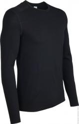 Футболка с длинным рукавом Icebreaker BF 200 Oasis LS Crewe MEN black XL Картинка Футболка с длинным рукавом Icebreaker BF 200 Oasis LS Crewe MEN black XL