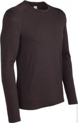 Футболка с длинным рукавом Icebreaker BF 200 Oasis LS Crewe MEN stripe walnut overdye L Картинка Футболка с длинным рукавом Icebreaker BF 200 Oasis LS Crewe MEN stripe walnut overdye L