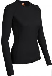 Футболка с длинным рукавом Icebreaker BF 200 Oasis LS Crewe WMN black XS Картинка Футболка с длинным рукавом Icebreaker BF 200 Oasis LS Crewe WMN black XS