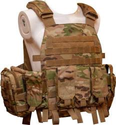 Жилет тактический TAR Tactical Vest с подсумками и поясом. баллист. защита 6 кл. ц:мультикам Картинка Жилет тактический TAR Tactical Vest с подсумками и поясом. баллист. защита 6 кл. ц:мультикам