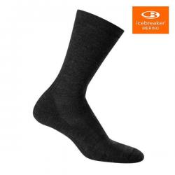 Icebreaker Hike Medium Crew MEN jet hthr M Картинка Icebreaker Hike Medium Crew MEN jet hthr M