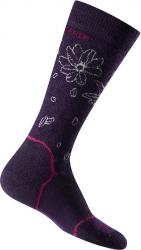 Icebreaker Hike + Medium Crew WMN lotus/magenta/cognac M Картинка Icebreaker Hike + Medium Crew WMN lotus/magenta/cognac M