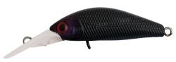 Картинка Воблер Jackall Diving Chubby Minnow 35мм 2,7г Mat Black Suspending