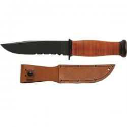 Нож KA-BAR Mark I, полусеррейтор, дов. клинка 13,02 см. Картинка Нож KA-BAR Mark I, полусеррейтор, дов. клинка 13,02 см.