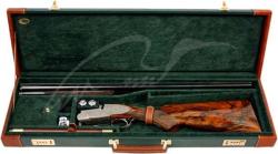 Кейс Emmebi Mod. 355/U04 кал.12 для O/U, SxS, длина стволов - 76 см, отделение для аксессуаров, кожзам., внутренняя отделка - зеленый бархат ц:зеленый Картинка Кейс Emmebi Mod. 355/U04 кал.12 для O/U, SxS, длина стволов - 76 см, отделение для аксессуаров, кожзам., внутренняя отделка - зеленый бархат ц:зеленый
