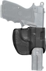 Кобура Front Line поясная компактная, кожа, для Glock 19, 23, 32 ц:черный Картинка Кобура Front Line поясная компактная, кожа, для Glock 19, 23, 32 ц:черный