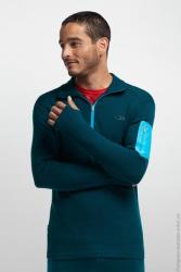 Кофта Icebreaker Apex LS Half Zip Mountain Icon MEN night/aegean M Картинка Кофта Icebreaker Apex LS Half Zip Mountain Icon MEN night/aegean M