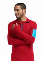 Кофта Icebreaker Apex LS Half Zip Mountain Icon MEN rocket/aegean M Картинка Кофта Icebreaker Apex LS Half Zip Mountain Icon MEN rocket/aegean M