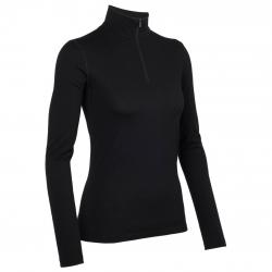Кофта Icebreaker BF 200 Tech LS Turtleneck WMN black S Картинка Кофта Icebreaker BF 200 Tech LS Turtleneck WMN black S