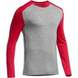 Кофта Icebreaker BF 260 Tech LS Half Zip MEN metro hthr/rocket M Картинка Кофта Icebreaker BF 260 Tech LS Half Zip MEN metro hthr/rocket M