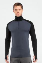 Кофта Icebreaker BF 260 Tech LS Half Zip MEN metro hthr/rocket XL Картинка Кофта Icebreaker BF 260 Tech LS Half Zip MEN metro hthr/rocket XL
