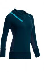 Кофта Icebreaker Boreal LS Half Zip WMN night/equinox hthr/glacier S Картинка Кофта Icebreaker Boreal LS Half Zip WMN night/equinox hthr/glacier S