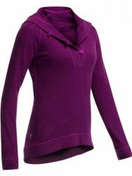 Кофта Icebreaker Crave LS Hood WMN vivid overdye (metro hthr) S Картинка Кофта Icebreaker Crave LS Hood WMN vivid overdye (metro hthr) S